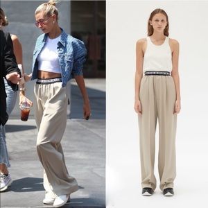 Celine Pheobe Philo Logo waistband pants